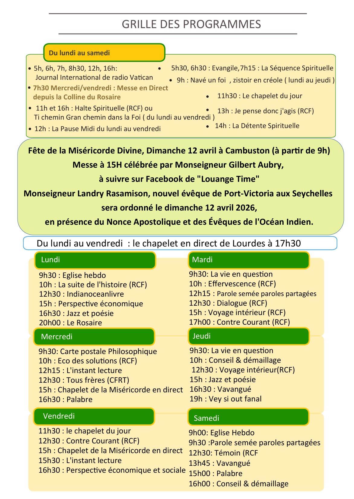 information radio arc en ciel