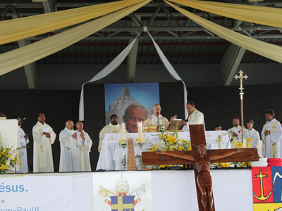 1ère anniversaire de l'intronisation des Reliques du Pape Saint Jean Paul II